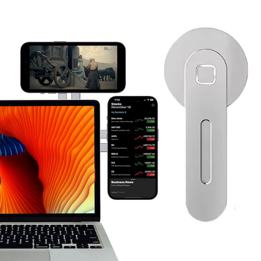 Magnetic Laptop Phone Holder